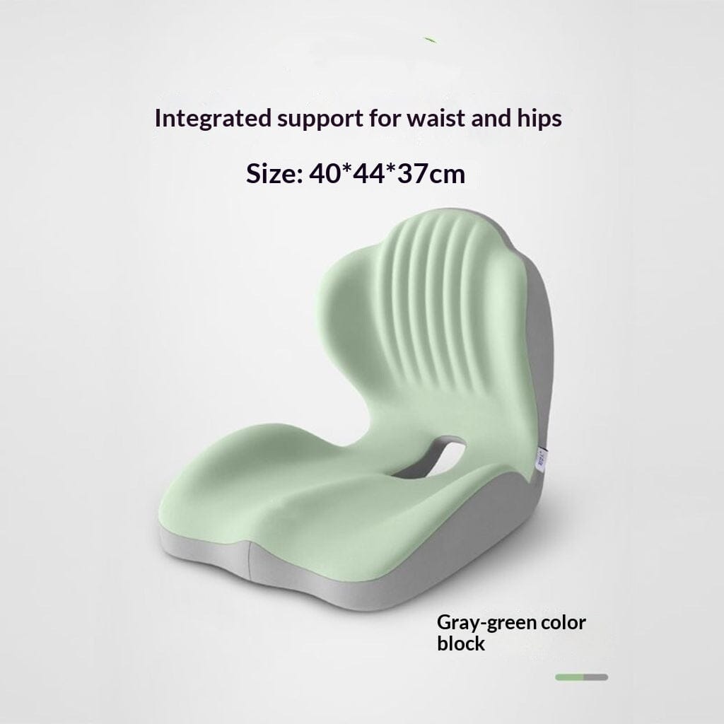 Ergonomic Lumbar Support Seat Cushion - Posture Correcting Memory Foam Chair Pad for Students Office Home Use 0 Manwatstore