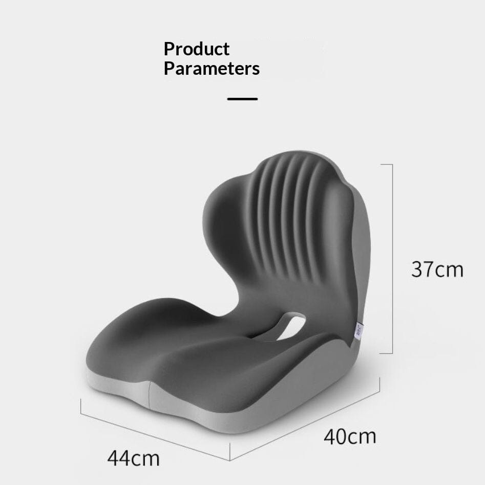 Ergonomic Lumbar Support Seat Cushion - Posture Correcting Memory Foam Chair Pad for Students Office Home Use 0 Manwatstore
