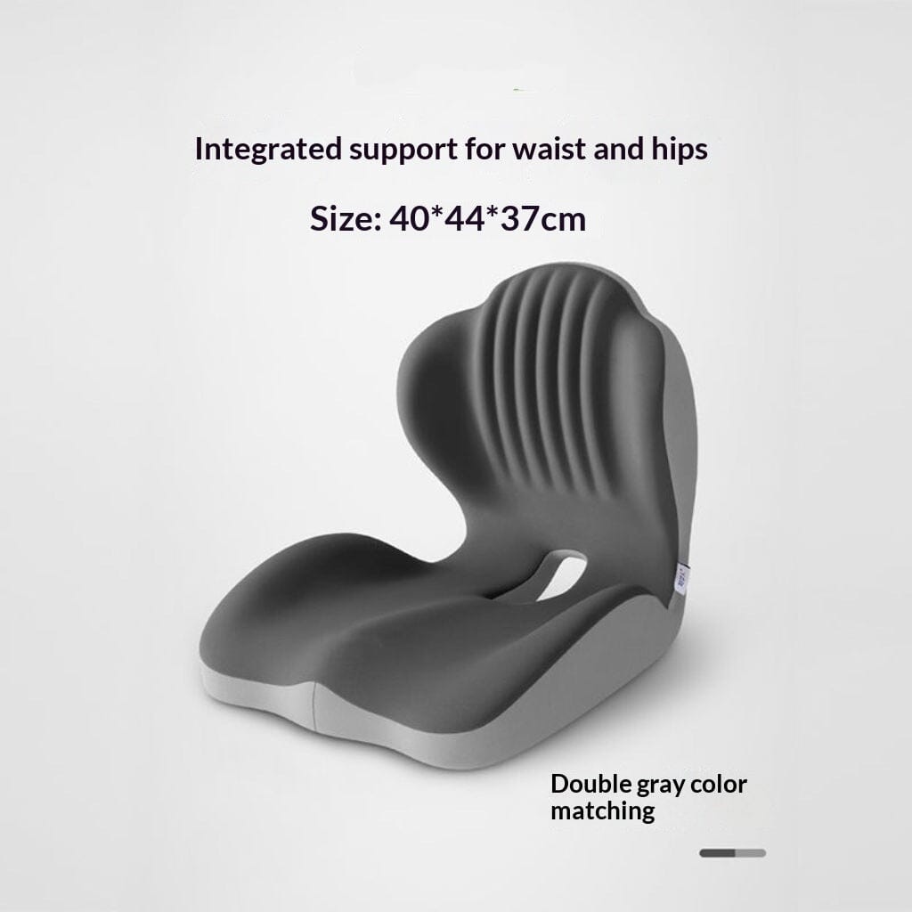 Ergonomic Lumbar Support Seat Cushion - Posture Correcting Memory Foam Chair Pad for Students Office Home Use 0 Manwatstore