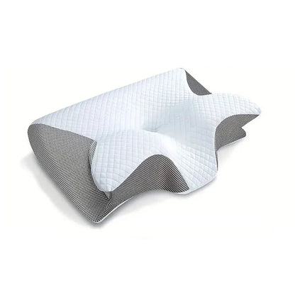 Ergonomic Memory Foam Cervical Pillow – 2-in-1 Contour Design for Neck Pain Relief Memory Foam Medicted Pillows Manwatstore