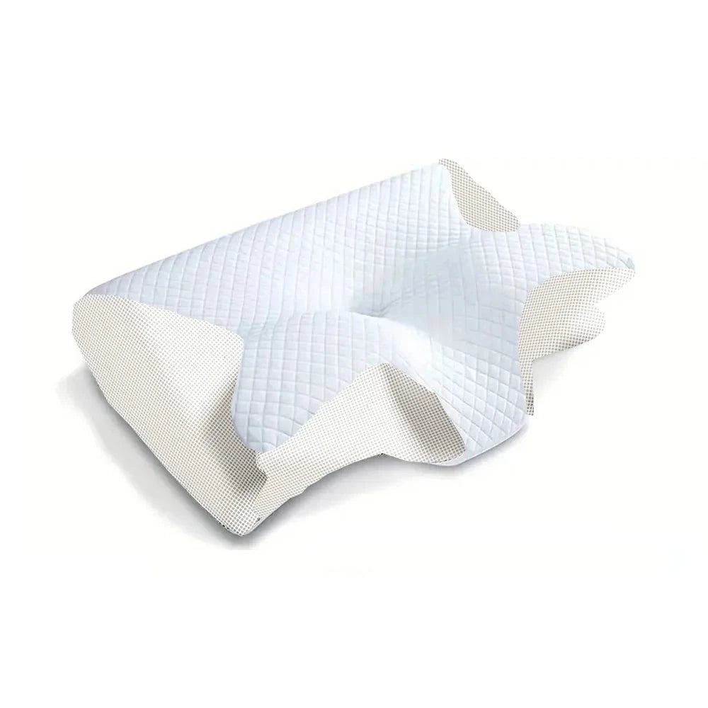 Ergonomic Memory Foam Cervical Pillow – 2-in-1 Contour Design for Neck Pain Relief Memory Foam Medicted Pillows Manwatstore