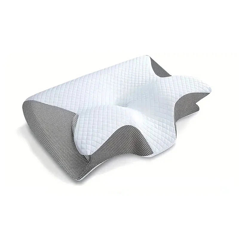 Ergonomic Memory Foam Cervical Pillow – 2-in-1 Contour Design for Neck Pain Relief Memory Foam Medicted Pillows Manwatstore