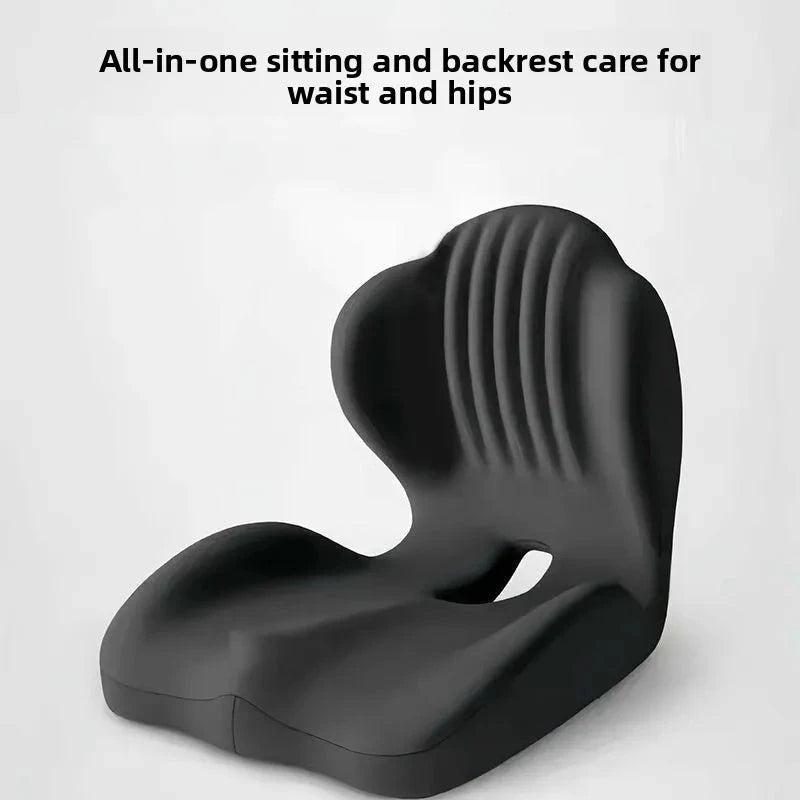 Ergonomic Seat &amp; Backrest Cushion – Coccyx Support and Lumbar Protection for Office Chairs Memory Foam Medicted Pillows Manwatstore