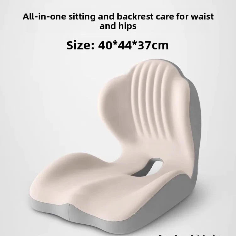 Ergonomic Seat &amp; Backrest Cushion – Coccyx Support and Lumbar Protection for Office Chairs Memory Foam Medicted Pillows Manwatstore