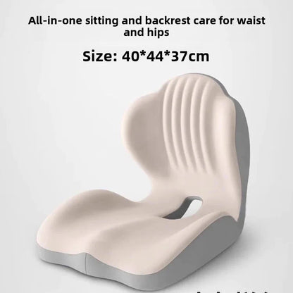 Ergonomic Seat &amp; Backrest Cushion – Coccyx Support and Lumbar Protection for Office Chairs Memory Foam Medicted Pillows Manwatstore