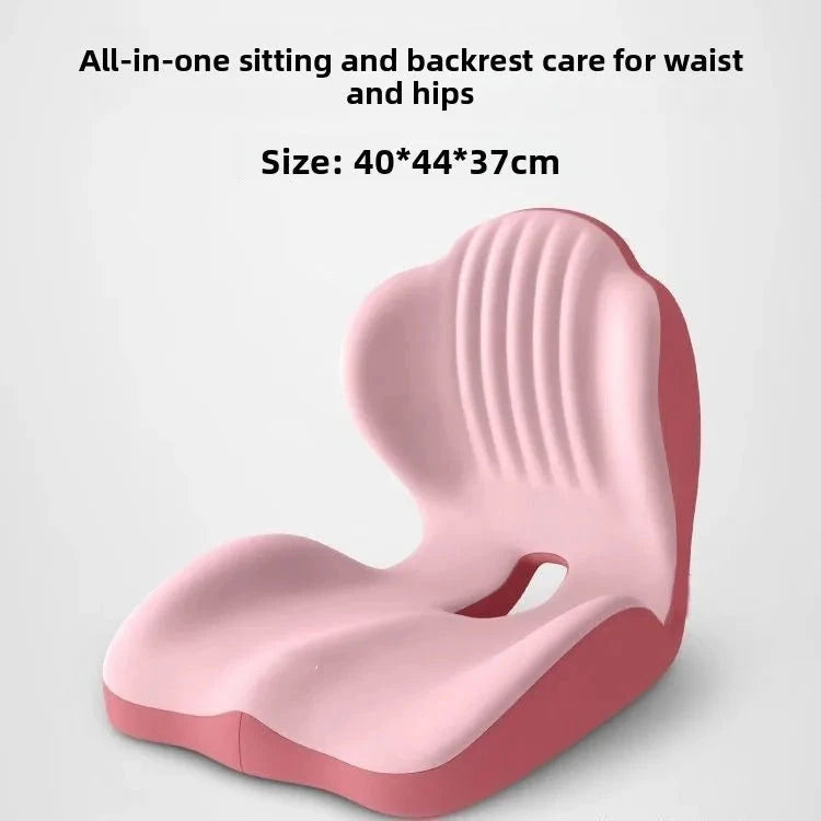 Ergonomic Seat &amp; Backrest Cushion – Coccyx Support and Lumbar Protection for Office Chairs Memory Foam Medicted Pillows Manwatstore