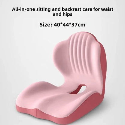 Ergonomic Seat &amp; Backrest Cushion – Coccyx Support and Lumbar Protection for Office Chairs Memory Foam Medicted Pillows Manwatstore