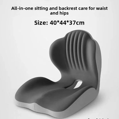 Ergonomic Seat &amp; Backrest Cushion – Coccyx Support and Lumbar Protection for Office Chairs Memory Foam Medicted Pillows Manwatstore