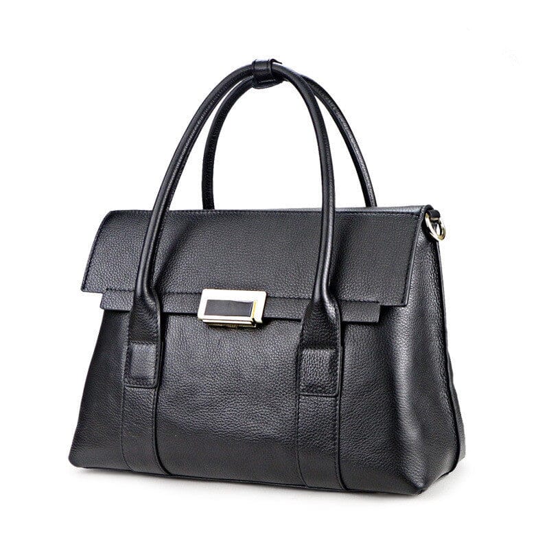 European And American New Leather Handbags, Big Bags, Ladies All-match Handbags, First Layer Cowhide Single Shoulder Messenger Bag 0 Manwatstore