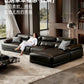European Luxury Sofas Living Room Wooden 2 Seater Relax Sofa Home Floor Chaise Longue Corner Sectional Furniture Decoration Manwatstore
