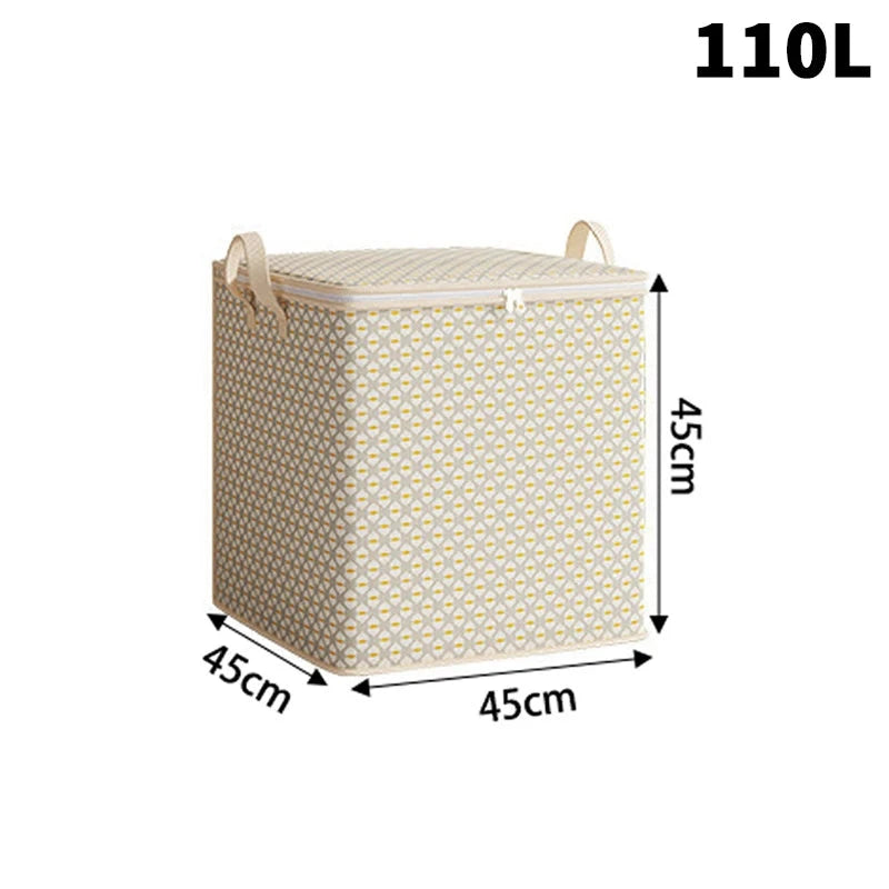 Extra Large Under-Bed Storage Bag - Zippered Multifunctional Organizer for Bedding, Clothes & Seasonal Items,Space-Saving Design Manwatstore