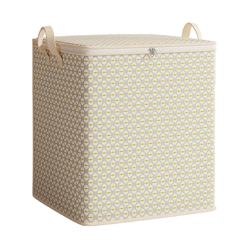 Extra Large Under-Bed Storage Bag - Zippered Multifunctional Organizer for Bedding, Clothes & Seasonal Items,Space-Saving Design Manwatstore