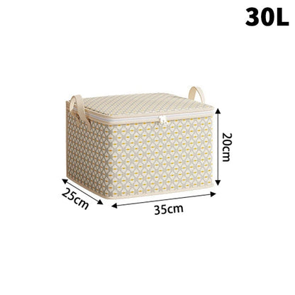 Extra Large Under-Bed Storage Bag - Zippered Multifunctional Organizer for Bedding, Clothes & Seasonal Items,Space-Saving Design Manwatstore