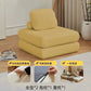 Fabric single sofa, sweet potato sofa bed, small-sized living room folding dual-use tatami, tofu block lazy sofa Manwatstore