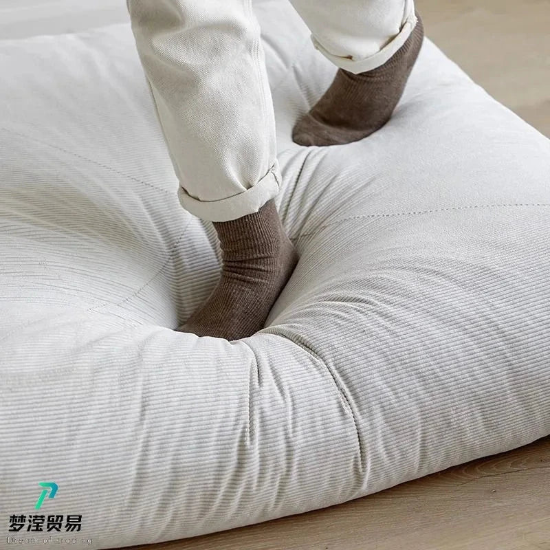 Fabric single sofa, sweet potato sofa bed, small-sized living room folding dual-use tatami, tofu block lazy sofa Manwatstore