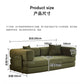 Fabric sofa bed folding dual-purpose free combination module sofa living room simple modern cream style teddy sofa Manwatstore