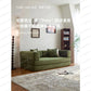 Fabric sofa bed folding dual-purpose free combination module sofa living room simple modern cream style teddy sofa Manwatstore
