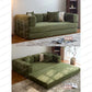 Fabric sofa bed folding dual-purpose free combination module sofa living room simple modern cream style teddy sofa Manwatstore