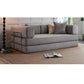 Fabric sofa bed folding dual-purpose free combination module sofa living room simple modern cream style teddy sofa Manwatstore
