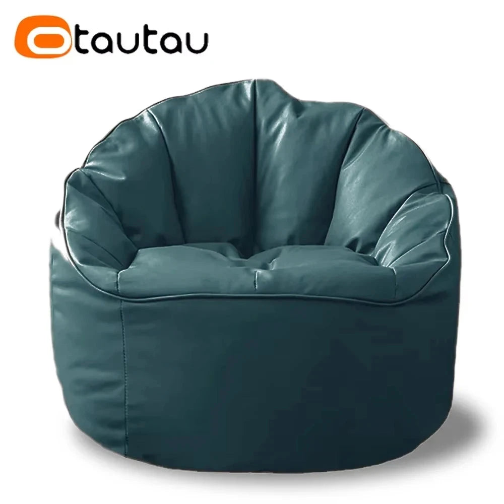 Faux Leahter Bean Bag Chair Manwatstore