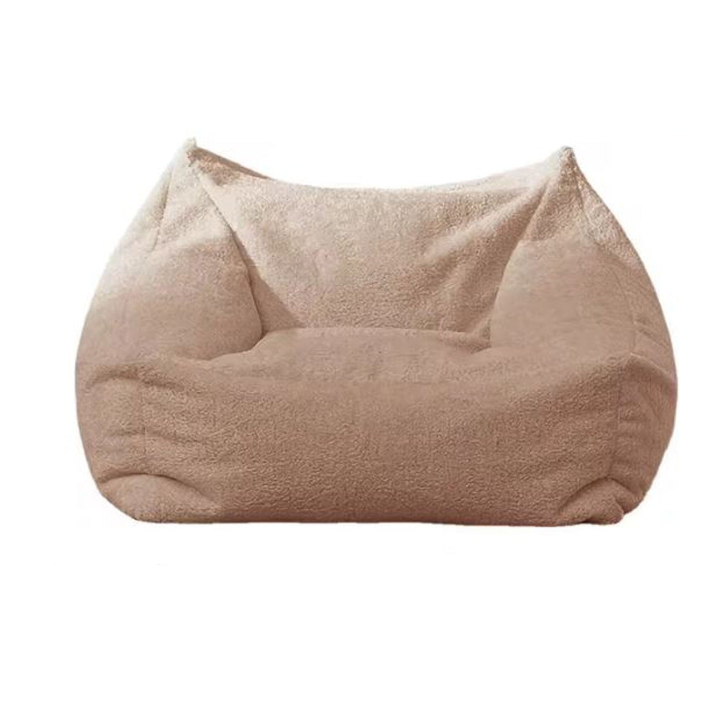 Filled Faux Cashmere Bean Bag Chair – Plush Fleece Beanbag with Filling, Large Pouf for Adults, Comfy Floor Seat, Ottoman Bean Bag Chair Manwatstore