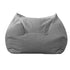 Filled Faux Cashmere Bean Bag Chair – Plush Fleece Beanbag with Filling, Large Pouf for Adults, Comfy Floor Seat, Ottoman Bean Bag Chair Manwatstore