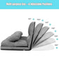 FlexiLounge Folding Floor Sofa Chair with Adjustable Backrest & Pillows Manwatstore