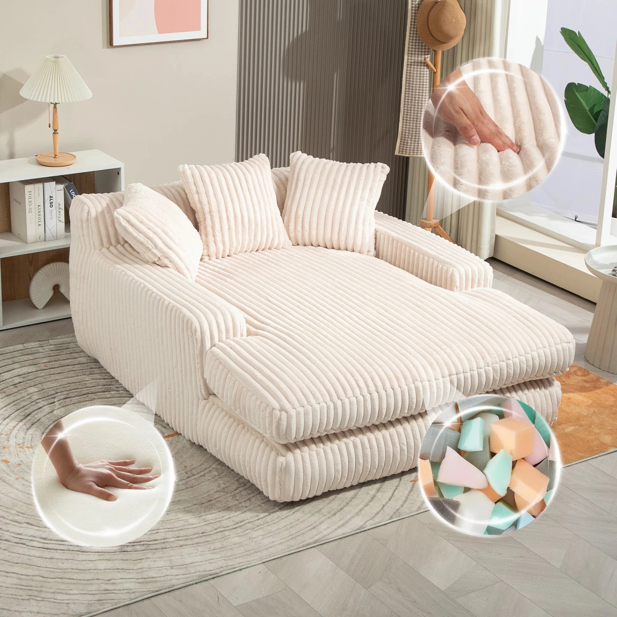 FlexiRest™ Vacuum-Compressed Sofa Bed Manwatstore
