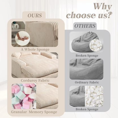 FlexiRest™ Vacuum-Compressed Sofa Bed Manwatstore