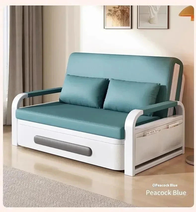 Flexora Minimalist Foldable Sofa Bed – Space-Saving Living Room Furniture Set Manwatstore