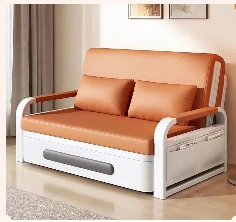 Flexora Minimalist Foldable Sofa Bed – Space-Saving Living Room Furniture Set Manwatstore
