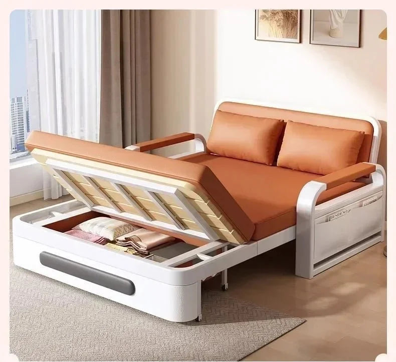 Flexora Minimalist Foldable Sofa Bed – Space-Saving Living Room Furniture Set Manwatstore