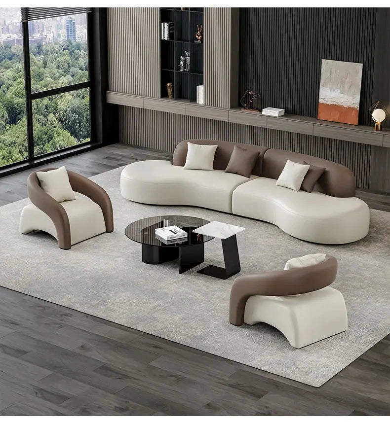 Floor Designer Sofa Adults Comfortable Lounge Elegant Living Room Sofa Corner Modern Divani Da Soggiorno House Accessories Manwatstore