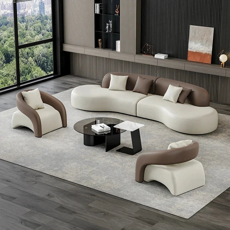 Floor Designer Sofa Adults Comfortable Lounge Elegant Living Room Sofa Corner Modern Divani Da Soggiorno House Accessories Manwatstore