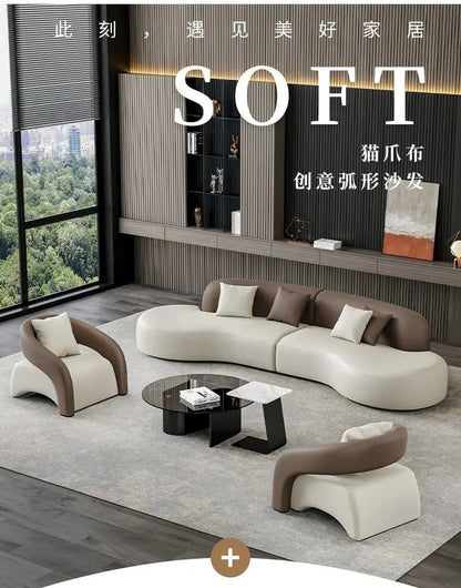 Floor Designer Sofa Adults Comfortable Lounge Elegant Living Room Sofa Corner Modern Divani Da Soggiorno House Accessories Manwatstore