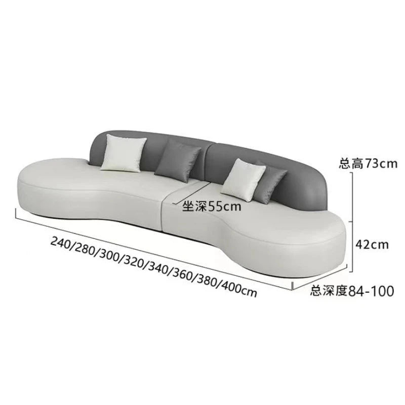 Floor Designer Sofa Adults Comfortable Lounge Elegant Living Room Sofa Corner Modern Divani Da Soggiorno House Accessories Manwatstore