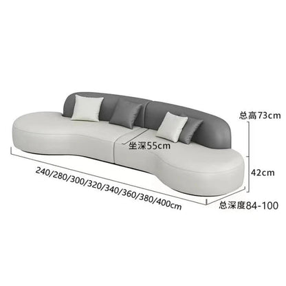Floor Designer Sofa Adults Comfortable Lounge Elegant Living Room Sofa Corner Modern Divani Da Soggiorno House Accessories Manwatstore