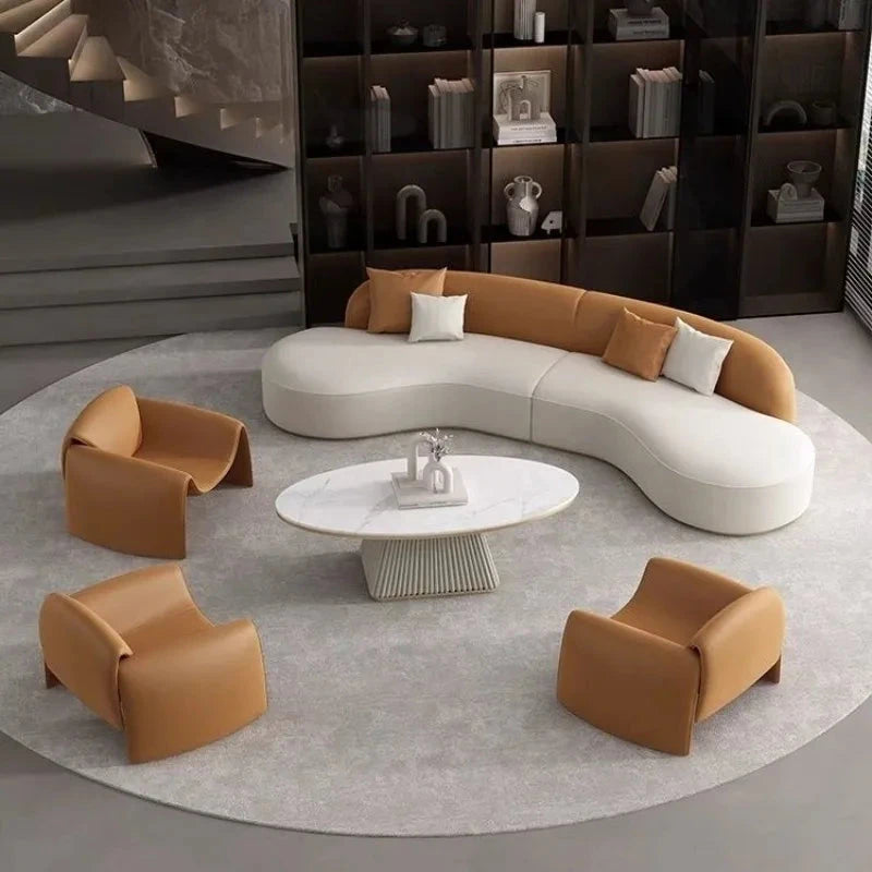 Floor Designer Sofa Adults Comfortable Lounge Elegant Living Room Sofa Corner Modern Divani Da Soggiorno House Accessories Manwatstore