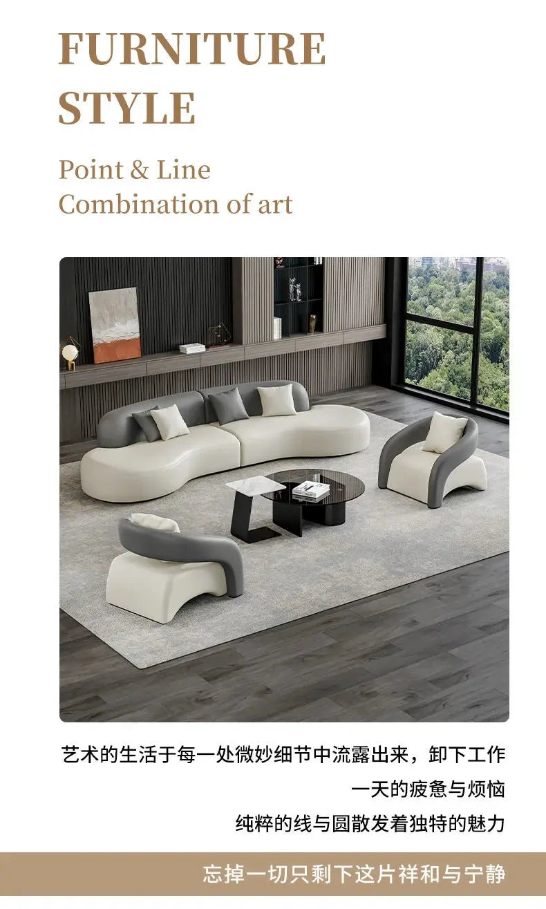 Floor Designer Sofa Adults Comfortable Lounge Elegant Living Room Sofa Corner Modern Divani Da Soggiorno House Accessories Manwatstore