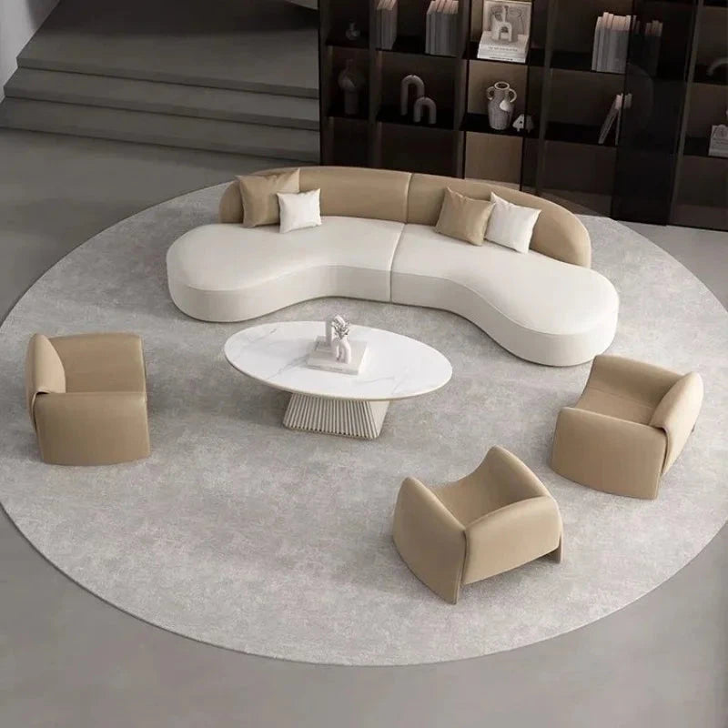 Floor Designer Sofa Adults Comfortable Lounge Elegant Living Room Sofa Corner Modern Divani Da Soggiorno House Accessories Manwatstore