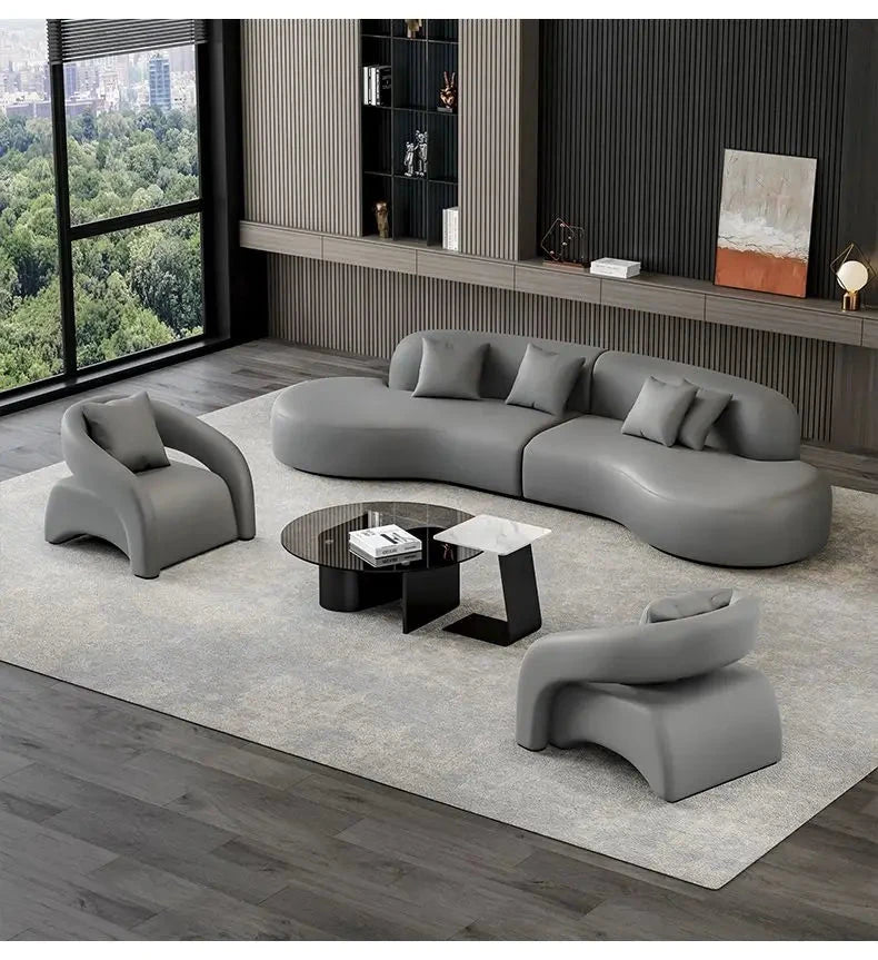 Floor Designer Sofa Adults Comfortable Lounge Elegant Living Room Sofa Corner Modern Divani Da Soggiorno House Accessories Manwatstore