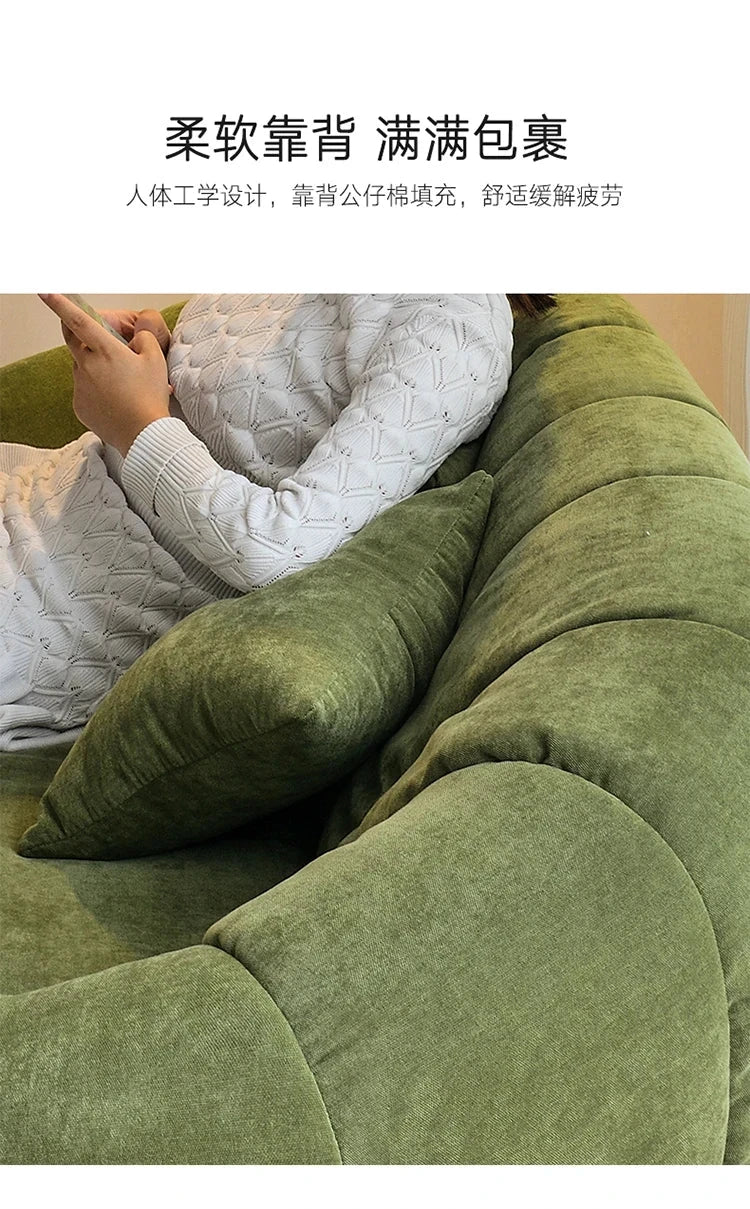 Floor Sofa Beds Lazy Comfortable Adults Green Sofa Beds Nordic Lounge Ensembles De Meubles De Jardin Furniture For Bedroom Manwatstore