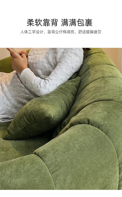 Floor Sofa Beds Lazy Comfortable Adults Green Sofa Beds Nordic Lounge Ensembles De Meubles De Jardin Furniture For Bedroom Manwatstore