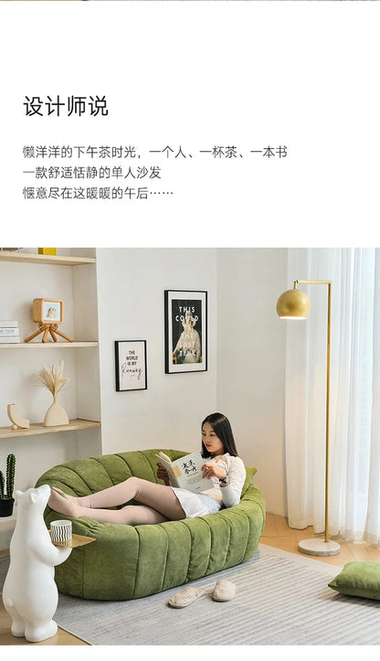 Floor Sofa Beds Lazy Comfortable Adults Green Sofa Beds Nordic Lounge Ensembles De Meubles De Jardin Furniture For Bedroom Manwatstore
