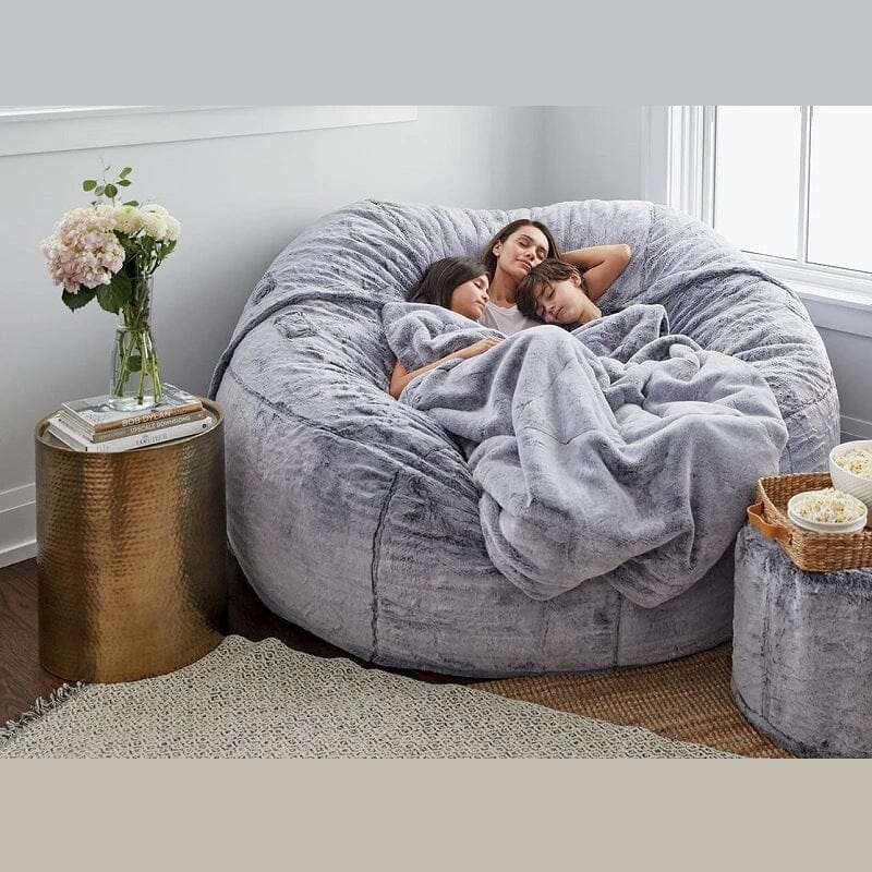 Foam Furniture Bean Bag Sofa Cover 0 Manwatstore