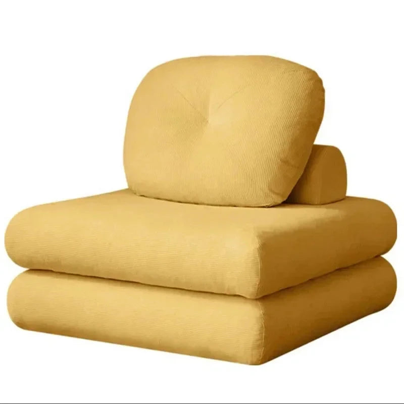 Foldable Living Room Sofa Bed Comfortable Single Sofas Folding Lazy Relax Pliable Sofa Multifunctional Pull Out Convertible Beds Manwatstore