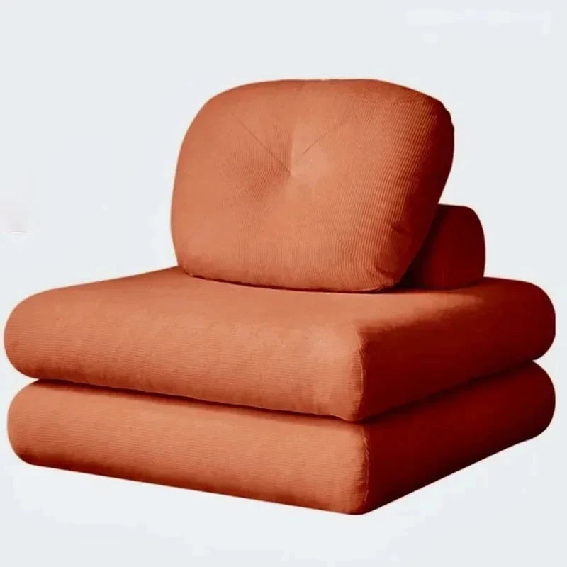 Foldable Living Room Sofa Bed Comfortable Single Sofas Folding Lazy Relax Pliable Sofa Multifunctional Pull Out Convertible Beds Manwatstore