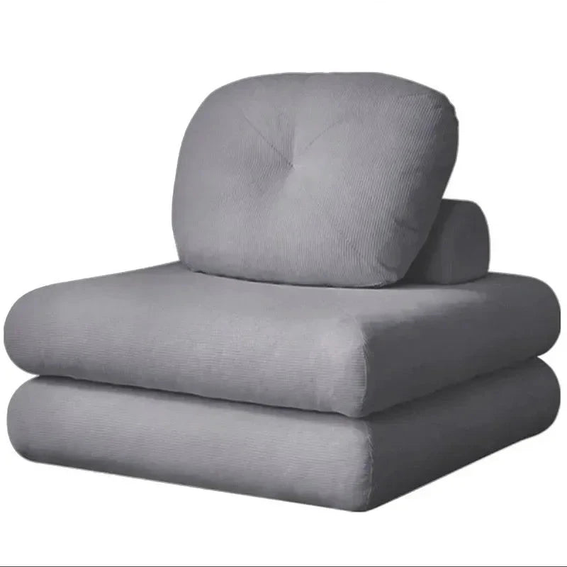 Foldable Living Room Sofa Bed Comfortable Single Sofas Folding Lazy Relax Pliable Sofa Multifunctional Pull Out Convertible Beds Manwatstore