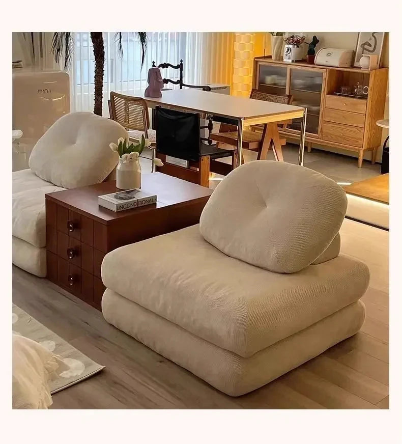 Foldable Living Room Sofa Bed Comfortable Single Sofas Folding Lazy Relax Pliable Sofa Multifunctional Pull Out Convertible Beds Manwatstore