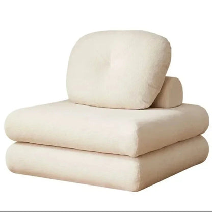 Foldable Living Room Sofa Bed Comfortable Single Sofas Folding Lazy Relax Pliable Sofa Multifunctional Pull Out Convertible Beds Manwatstore